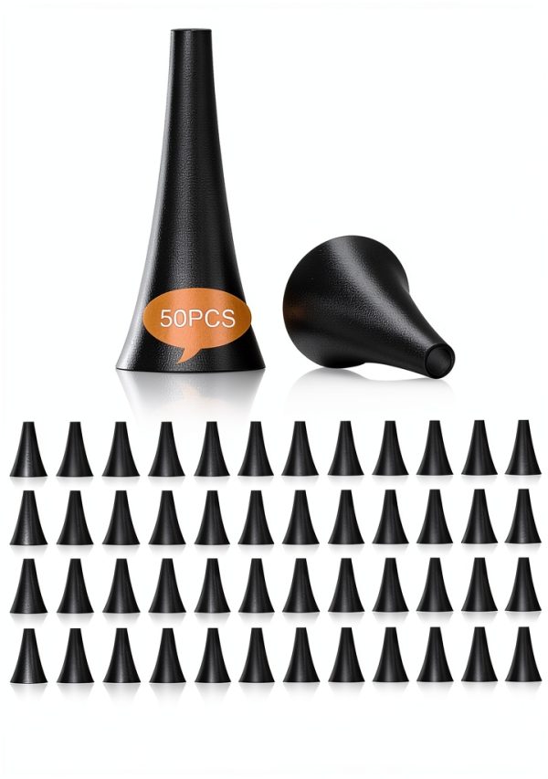 Ear Specula Set for ScopeAround Digital Otoscope, Set of 50 Pieces, Replacement Otoscope Tips, Ear Speculum, Compatible with ScopeAround SA39W/SA39i/M28/MS450 Otoscope-0