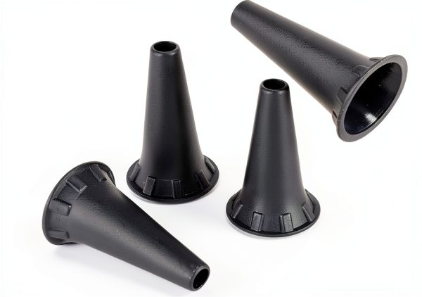 Disposable Otoscope Tips HealthSmart PICCOLIGHT 4.0mm Black 100 Count-4