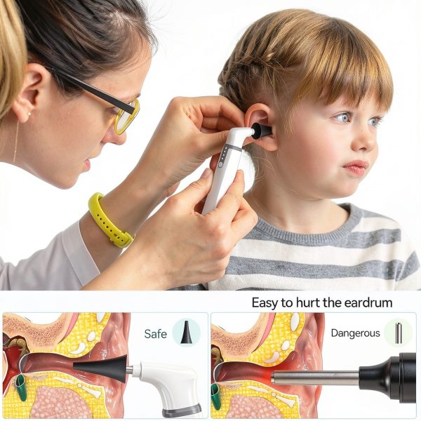 Ear Specula Set for ScopeAround Digital Otoscope, Set of 50 Pieces, Replacement Otoscope Tips, Ear Speculum, Compatible with ScopeAround SA39W/SA39i/M28/MS450 Otoscope-4