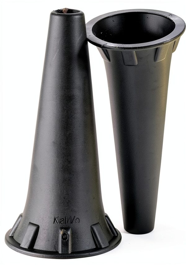 Disposable Otoscope Tips HealthSmart PICCOLIGHT 4.0mm Black 100 Count-0