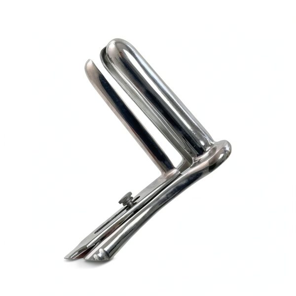 Stainless Steel Mathieu Speculum 8in, Autoclave Safe, 3-Pronged-2