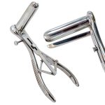 Stainless Steel Mathieu Speculum 8in, Autoclave Safe, 3-Pronged-0