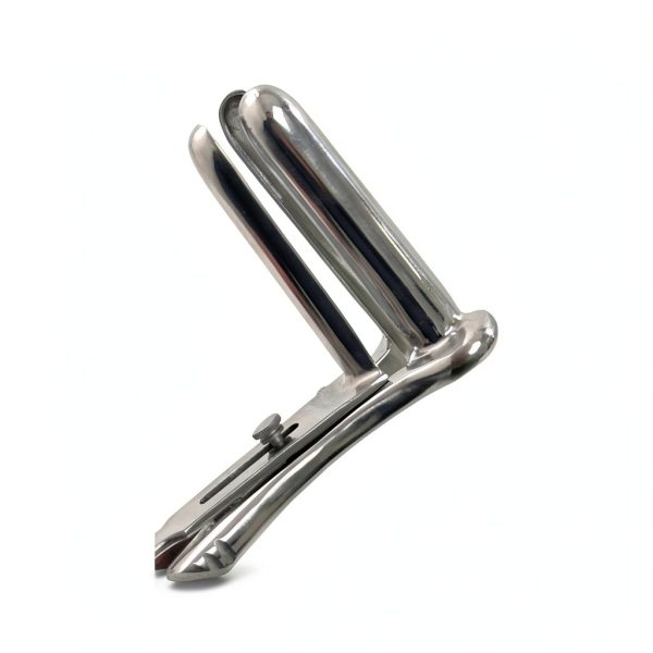 Stainless Steel Mathieu Speculum 8in, Autoclave Safe, 3-Pronged-7